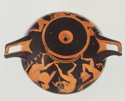 Attic Červenofigurový kylix, 500-450 př. n. l. (keramika) od Onesimos Painter