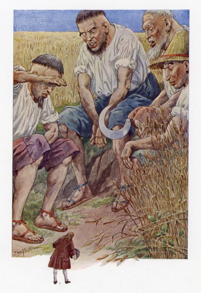 Ilustrace pro Gullivers Travels od Onfray de Breville Job