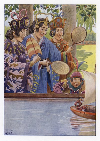 Ilustrace pro Gullivers Travels od Onfray de Breville Job