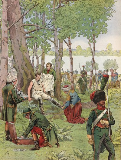 Napoleon si zouvá boty a připravuje jídlo od Onfray de Breville Job