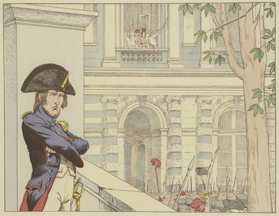 Napoleon vidí krále Ludvíka XVI. podruhé, 20. června 1792 od Onfray de Breville Job