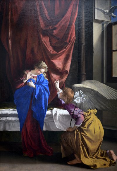 Zvěstování od Orazio Gentileschi