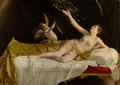 Danaë a zlatý déšť od Orazio Gentileschi