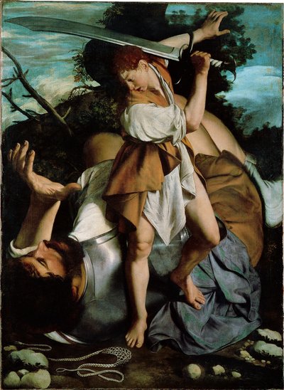 David a Goliáš od Orazio Gentileschi