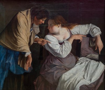 Marta kárá svou sestru Marii od Orazio Gentileschi