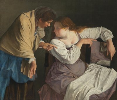 Marta pokárá svou sestru Marii od Orazio Gentileschi