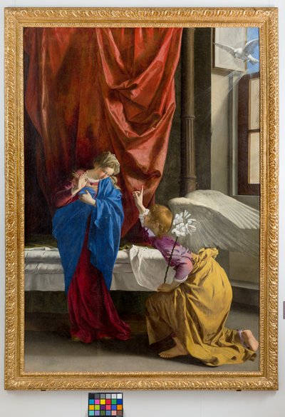Zvěstování, 1623 od Orazio Gentileschi