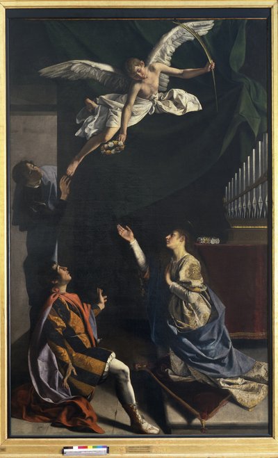 Mučedníci Cecílie, Valerian a Tiburtius od Orazio Gentileschi