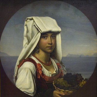 Neapolská dívka s ovocem, 1831 od Orest Adamovich Kiprensky