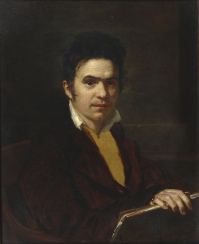 Portrét Alexandra Khristoforoviče Vostokova 1781-1864, před rokem 1816 od Orest Adamovich Kiprensky