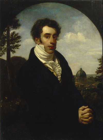 Portrét prince Alexandra Michajloviče Golitsyna 1798-1858, 1819 od Orest Adamovich Kiprensky