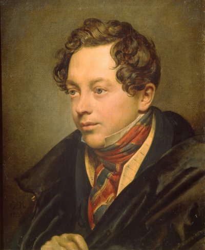 Portrét umělce Pyotr Basin 1794-1881, 1829 od Orest Adamovich Kiprensky