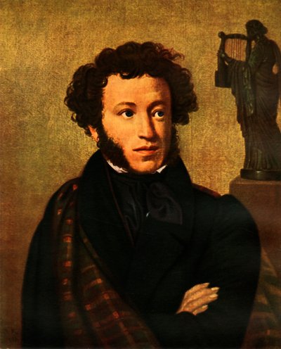 Portrét Alexandra Sergejeviče Puškina, 1827, 1965. od Orest Adamovich Kiprensky