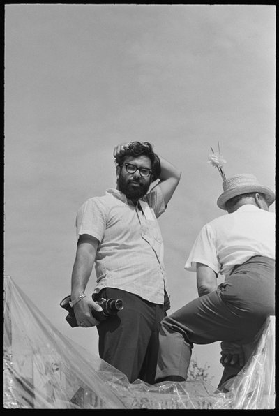 Francis Ford Coppola na natáčení filmu Finian