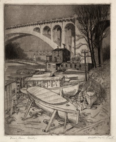 Rocky River Bridge od Orville Houghton Peets