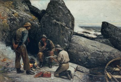 rybáři od Oscar Arnold Wergeland