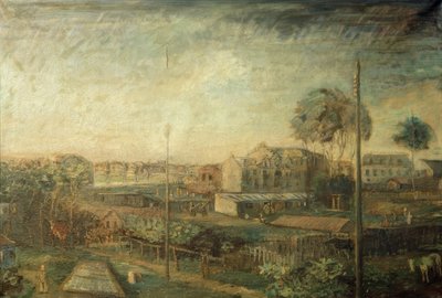 předměstská krajina od Oscar Coester