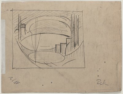 Studie pro "Soho" (verze) od Oscar F. Bluemner