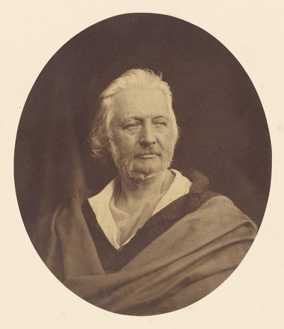 Studie hlavy od Oscar Gustave Rejlander