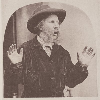 [Překvapený muž] od Oscar Gustave Rejlander