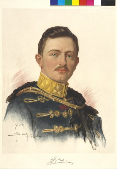 Rakouský císař Karel I. od Oskar Bruch