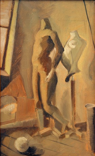 Atelierszene od Oskar Schlemmer