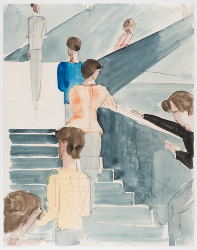 Schodiště Bauhaus od Oskar Schlemmer