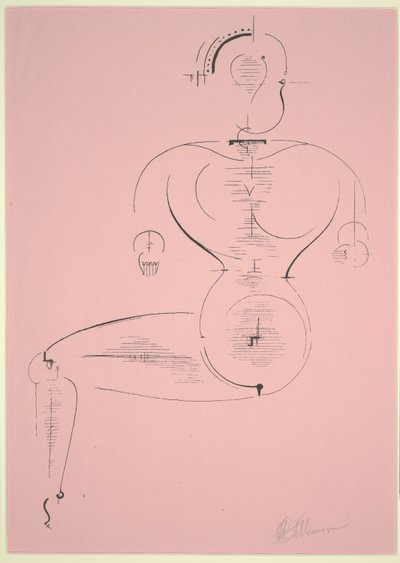 Obrázek H 2 od Oskar Schlemmer