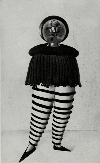 Z jeviště v Bauhausu Jeviště v Bauhausu, 1925. od Oskar Schlemmer