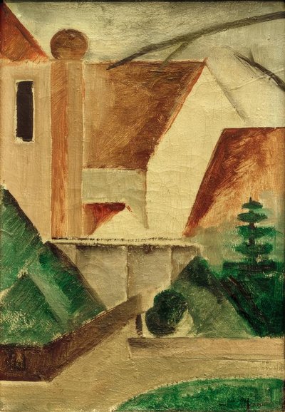 klášter od Oskar Schlemmer