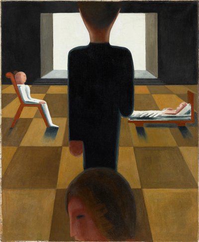 Pokoj pro odpočinek, 1925. od Oskar Schlemmer