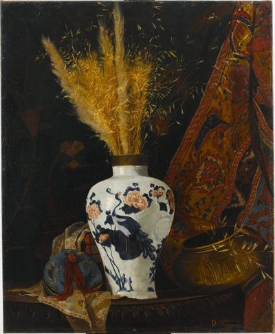 Květiny v bílé váze od Osman Hamdi Bey
