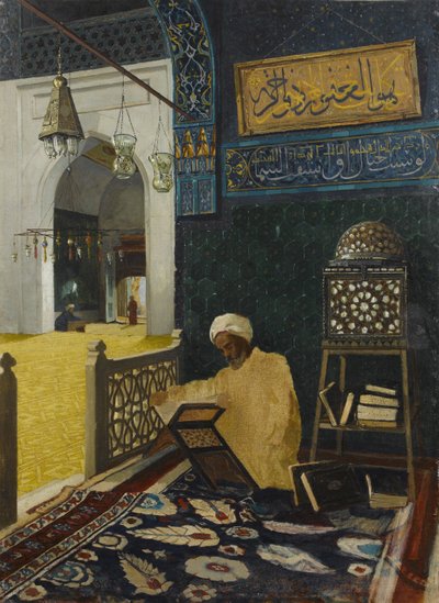 Recitování Koránu od Osman Hamdi Bey