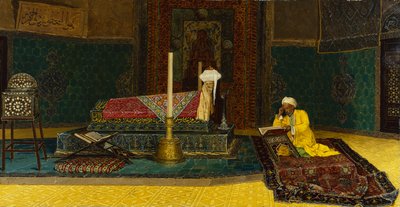 V Mahometově hrobce od Osman Pacha Zadeh Hamdy Bey