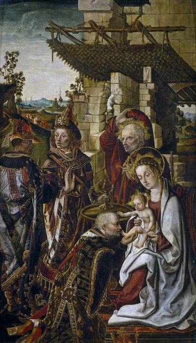 Klanění tří králů, c. 1490-1499 od Osona