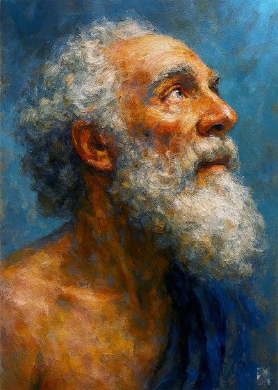 Pohled moudrého starce od Osvaldo Russo