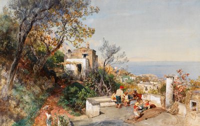 Pohled na Neapolský záliv od Oswald Achenbach