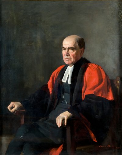 Hastings Rashdall (olej na plátně) od Oswald Hornby Joseph Birley