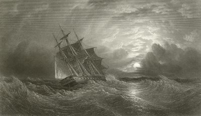 HMS Galatea na plavbě od Oswald Walters Brierly