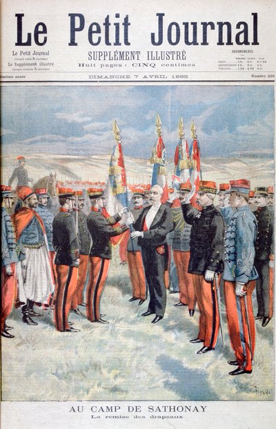 Prezentace barev, Sathonay-Camp, 1895 od Oswaldo Tofani