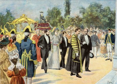 Sir Joseph Renals na návštěvě Bordeaux od Oswaldo Tofani