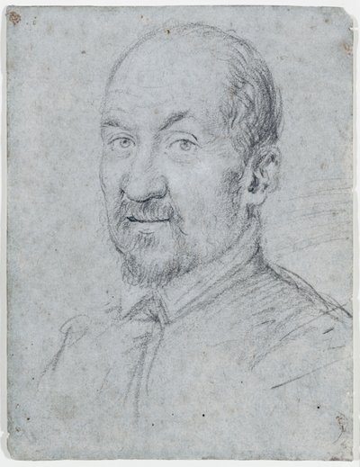 Portrét církevního (tužka na papíře) od Ottavio Mario Leoni