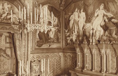 Bavorský královský hrad Neuschwanstein, Studie, Obrázky legendy Tannhauserů od Otto Ballerstedt