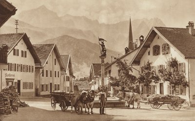 Floriansplace v Partenkirchenu od Otto Ballerstedt