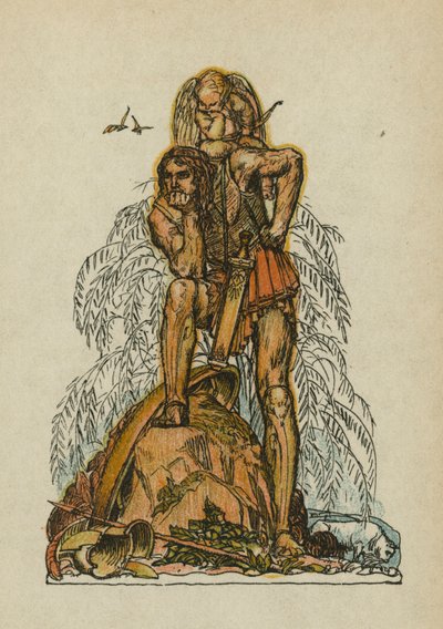 Anakreonovy písně (barevná litografie) od Otto Friedrich