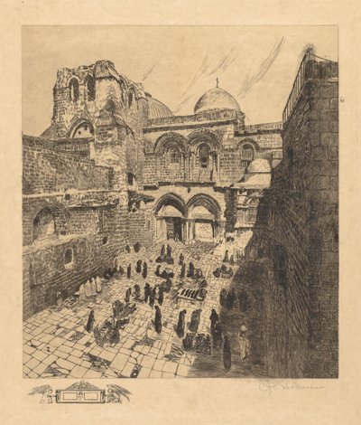 Kostel Božího hrobu, Jeruzalém. od Otto H. Bacher