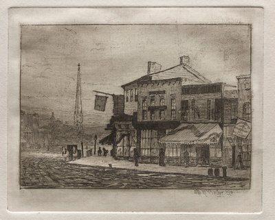 Eagle Street a Woodland Avenue, 1878. od Otto H. Bacher