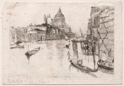 Vstup do Canal Grande, 1880. od Otto H. Bacher