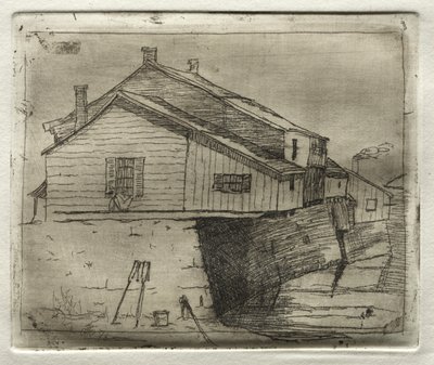 Dům nad vodou, 1878. od Otto H. Bacher