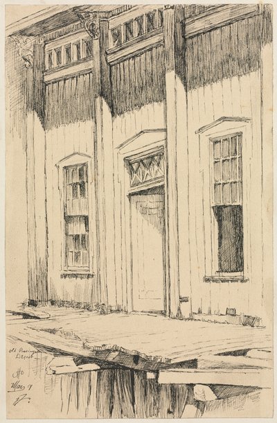 Old Passenger Depot, Cleveland. od Otto H. Bacher